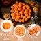 50 Pcs Thanksgiving Mini Resin Pumpkins - Tiny Miniature Faux Pumpkins for Crafts & DIY - Small Fall Vase and Bowl Fillers for Autumn Home Decor, Thanksgiving Table Scatters, and Party Favors